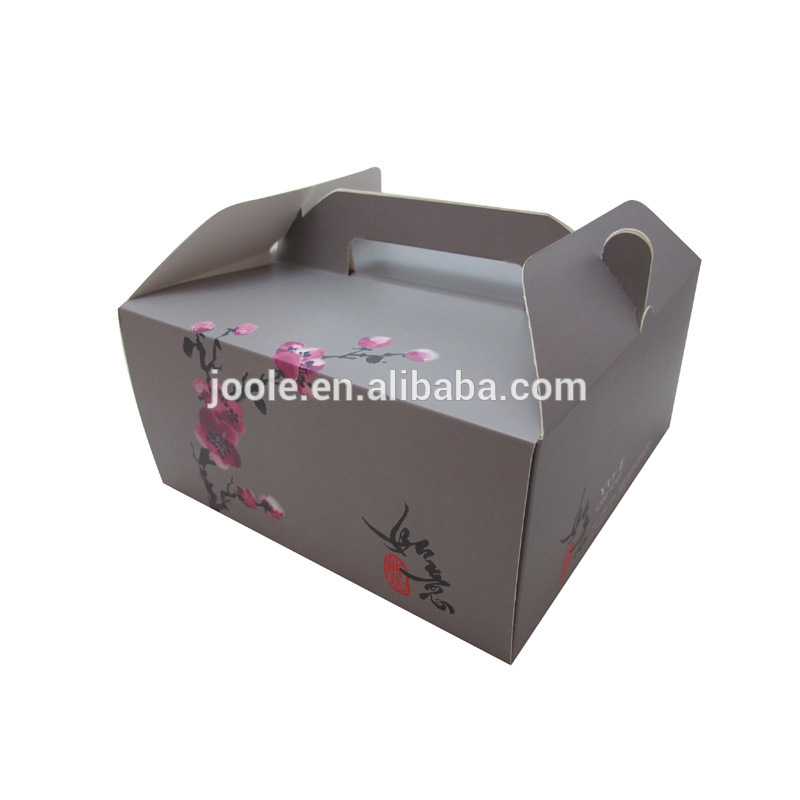 Bakery Boxes with Handle Brown Kraft Paper Box for Pies Cookies Cakes or Cupcakes Box Superior Quality