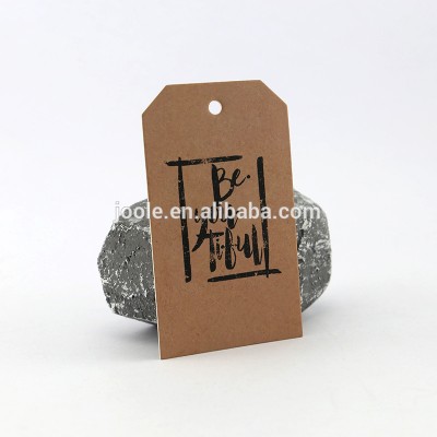 Extra thick cardboard custom clothing hang tag label for apparel