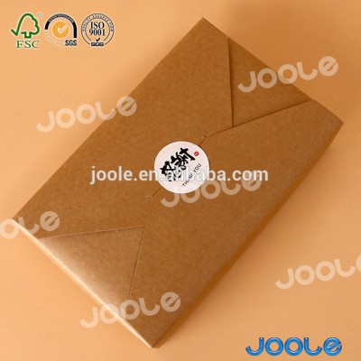 Kraft wrapping paper book sleeve packaging