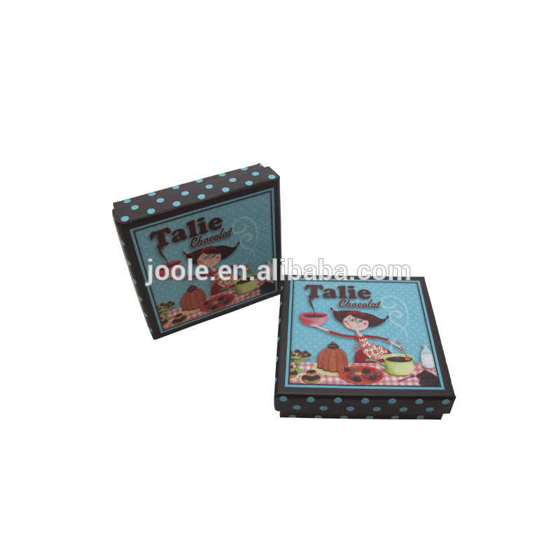 Biscuit Product Type and Chocolate Flavor Biscuit Packaging Box Food Packing Box With Lid